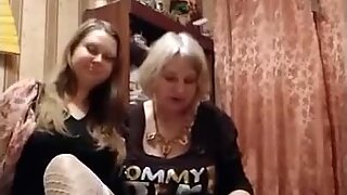 Team di prostituta reale madre e figlia dalla Russia
