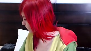 Nice Ass Redhead Dildo Masturbation