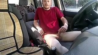 Im fuck my asshole with a dildo in the car in public place