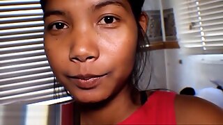 Hd thai tonåring asiatisk Ljung Deep ge djup hals creamthroat innan läggdags