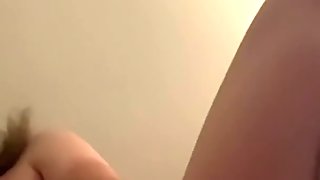 Fucking my self with a huge toy cock!