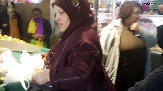 Big Femme Mûre Hijab